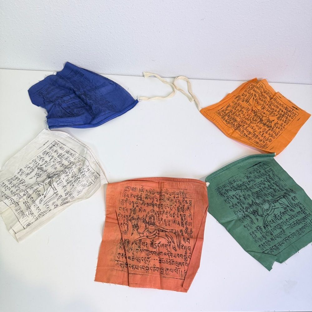 Tibetan Buddhist Windhorse Prayer Flags 66”